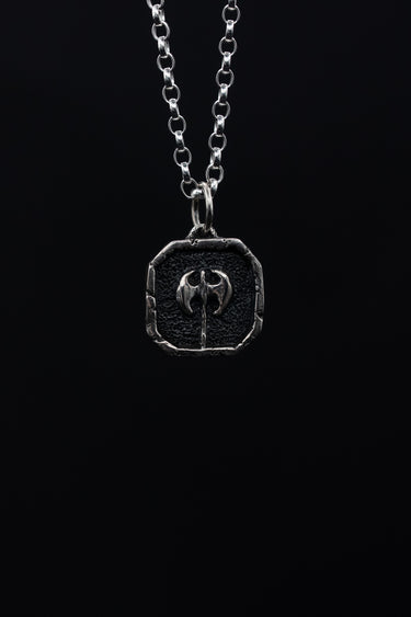 dnd barbarian battle-axe pendant talisman