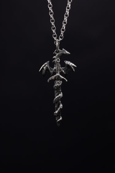 fantasy dragon pendant jewellery, acotar, fourth wing, game of thrones inspired, booktok jewellery