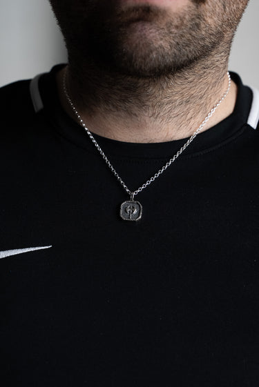 dnd barbarian battle-axe pendant talisman