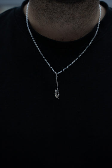 slayer scythe pendant jewellery from buffy the vampire tv series