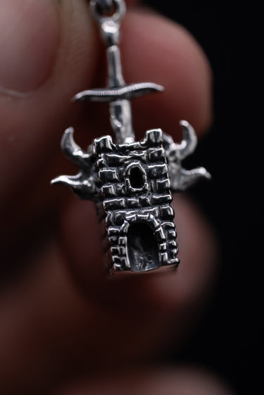 Castle on Fire Pendant