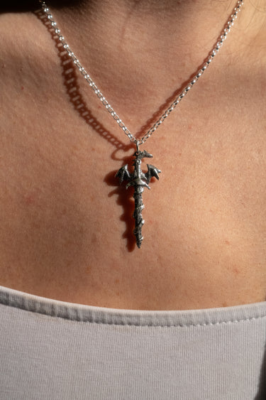 fantasy dragon pendant jewellery, acotar, fourth wing, game of thrones inspired, booktok jewellery