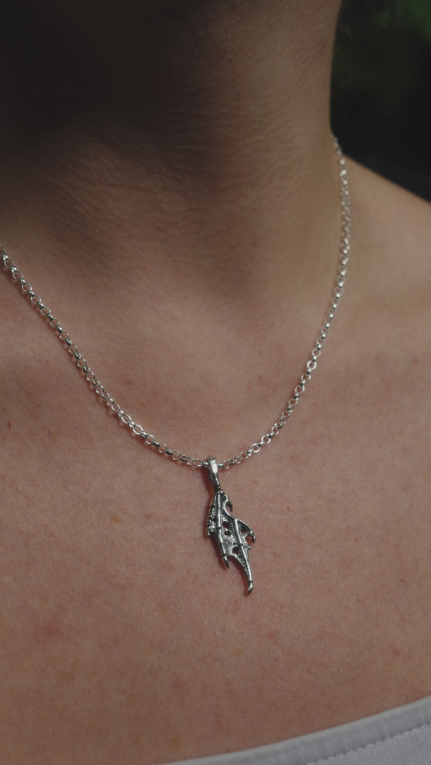 fantasy dragon pendant jewellery, acotar, fourth wing, game of thrones inspired, booktok jewellery